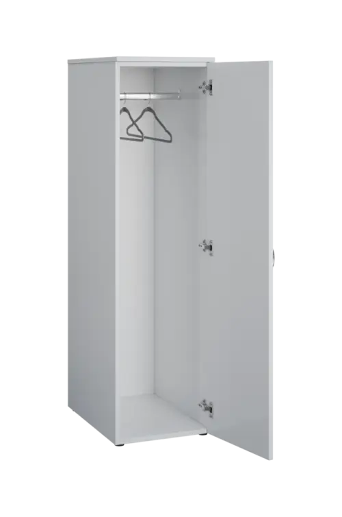 CST 4 - 41 šatní skříň, 1-dveřová, tyč, pravá, 1450x400x600, ořech světlý